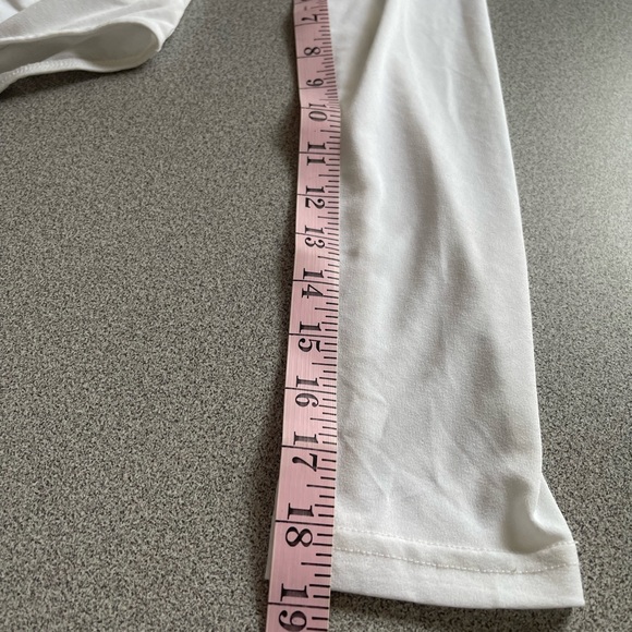 Prima White Bodysuit Size Small - Picture 9 of 10